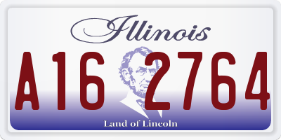 IL license plate A162764