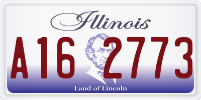 IL license plate A162773