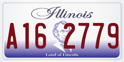 IL license plate A162779