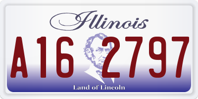 IL license plate A162797