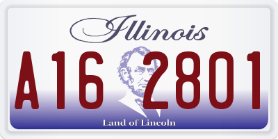 IL license plate A162801