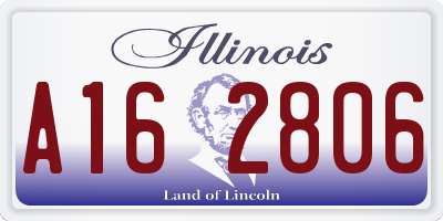 IL license plate A162806