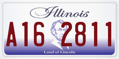 IL license plate A162811