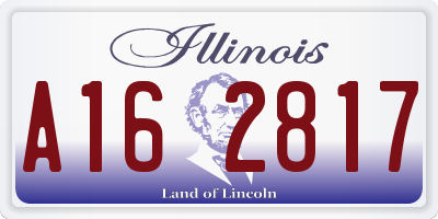IL license plate A162817