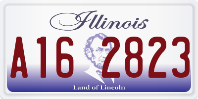 IL license plate A162823
