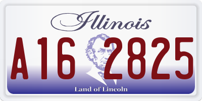 IL license plate A162825