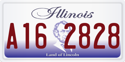 IL license plate A162828