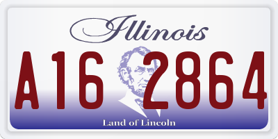 IL license plate A162864