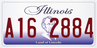 IL license plate A162884