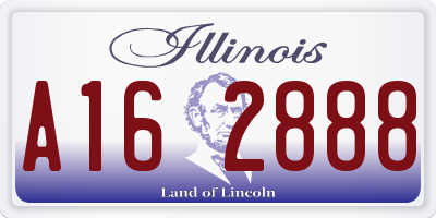 IL license plate A162888