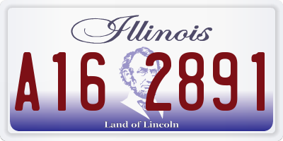 IL license plate A162891