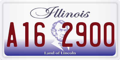 IL license plate A162900