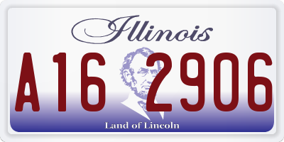IL license plate A162906