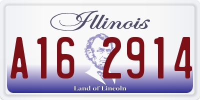 IL license plate A162914