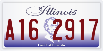 IL license plate A162917