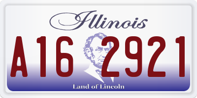 IL license plate A162921