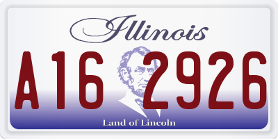 IL license plate A162926