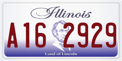IL license plate A162929