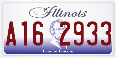 IL license plate A162933
