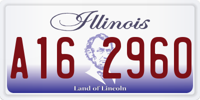 IL license plate A162960