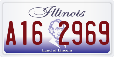IL license plate A162969