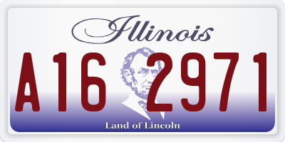 IL license plate A162971
