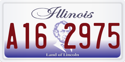 IL license plate A162975