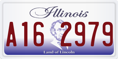 IL license plate A162979