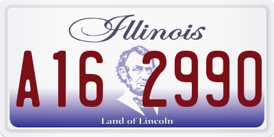 IL license plate A162990