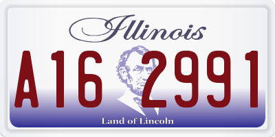 IL license plate A162991