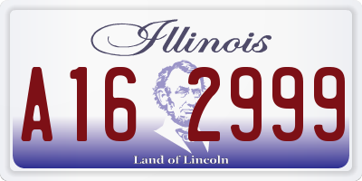 IL license plate A162999