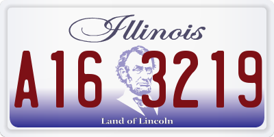 IL license plate A163219