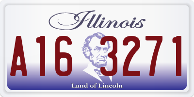 IL license plate A163271