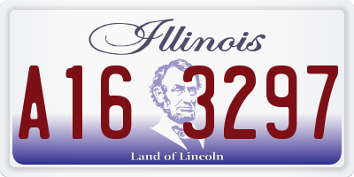 IL license plate A163297