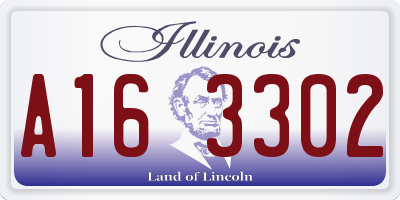 IL license plate A163302