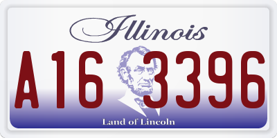 IL license plate A163396