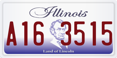 IL license plate A163515