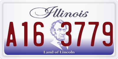 IL license plate A163779