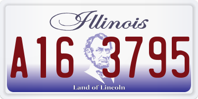 IL license plate A163795
