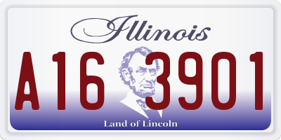 IL license plate A163901