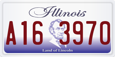 IL license plate A163970
