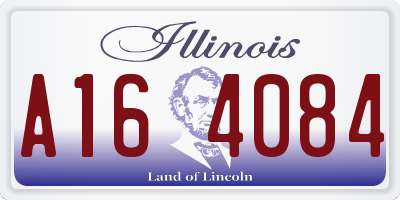 IL license plate A164084