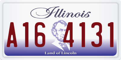 IL license plate A164131