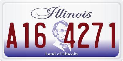 IL license plate A164271