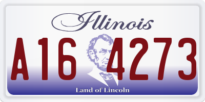 IL license plate A164273