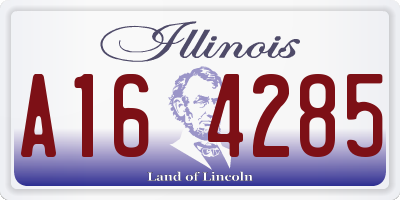 IL license plate A164285