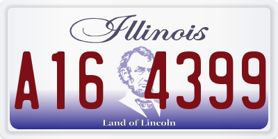IL license plate A164399