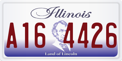 IL license plate A164426