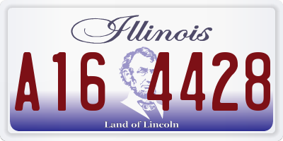 IL license plate A164428