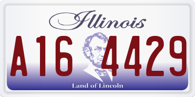 IL license plate A164429